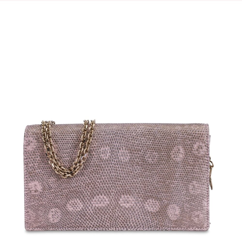 DIOR lizard AN IRIDESCENT CHAIN CLUTCH - Picture 2 of 7